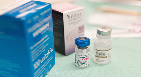 A photo of medication used for Botox at Embury Family Dentistry
